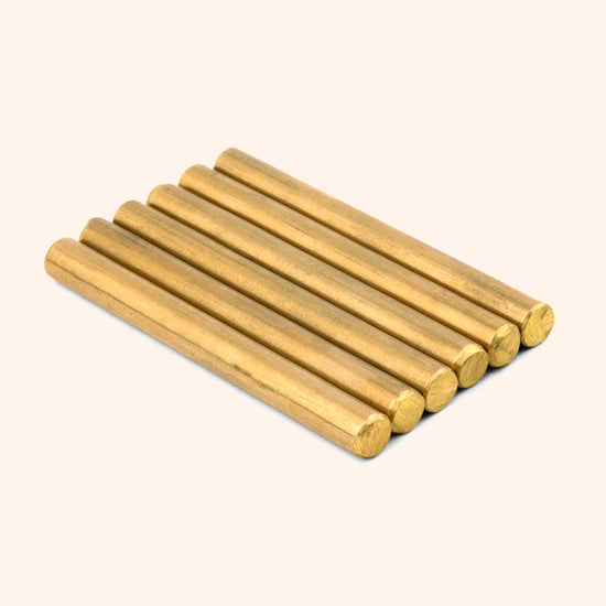 12MM BRASS STUD 3 INCH SET 6