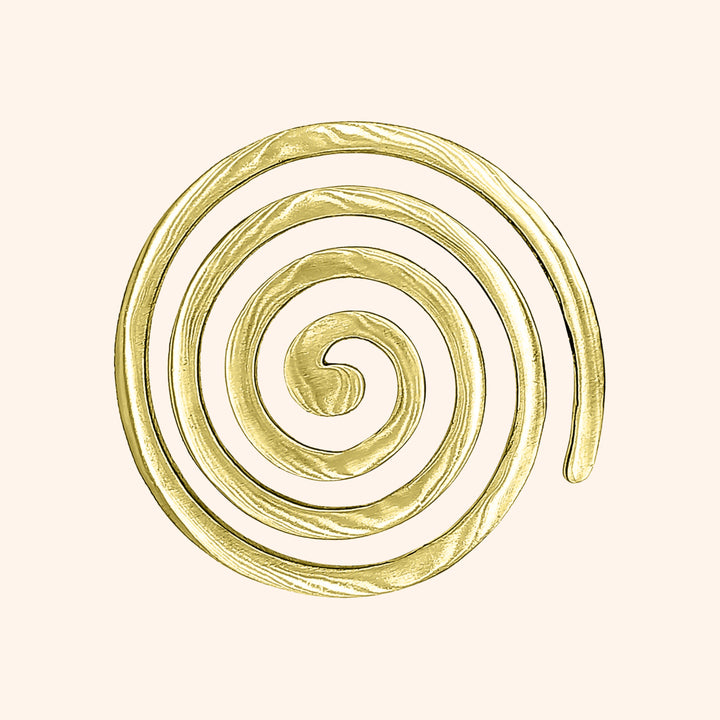 VASTU VARDAN BRASS PLAIN HELIX 6 INCH