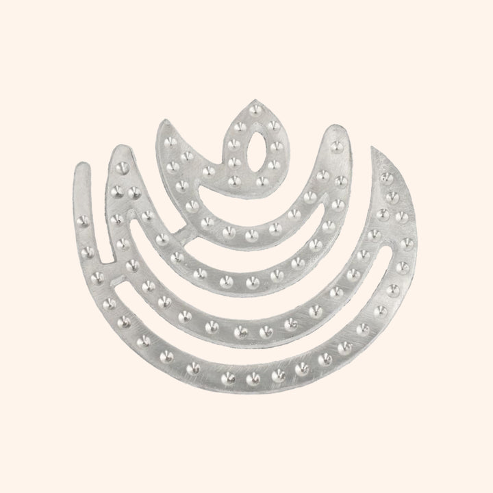 VASTU VARDAN ZINC MOON HELIX 6 INCH